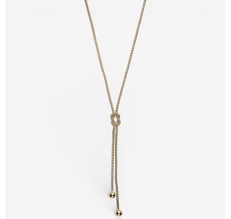 Image 115545.jpg, Product 115-545 / Price $749.99, Stefano Oro 14K Yellow Gold Fiocco Margherita Necklace from Stefano Oro on TSC.ca's Jewellery department