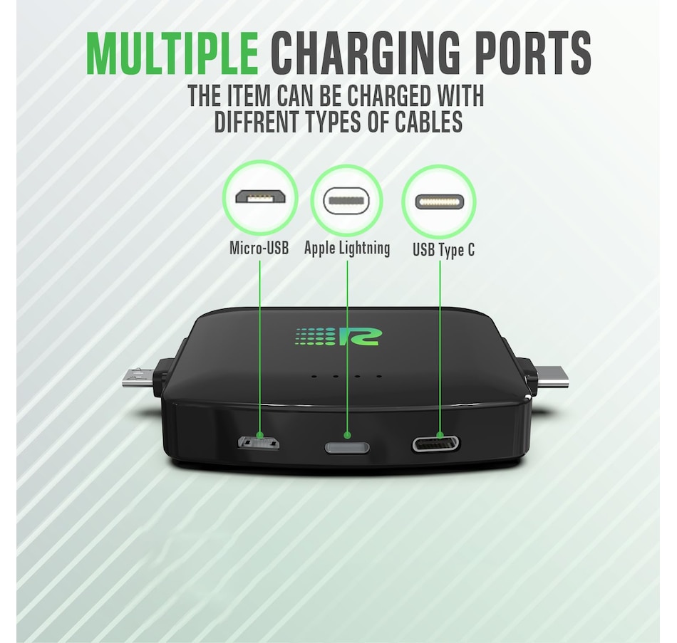 Image 117516_ALTMORE1.jpg, Product 117-516 / Price $239.99, Rush Charge Universe 3,300-mAh 3-in-1 Portable Backup Charger from Rush Charge on TSC.ca's Electronics department