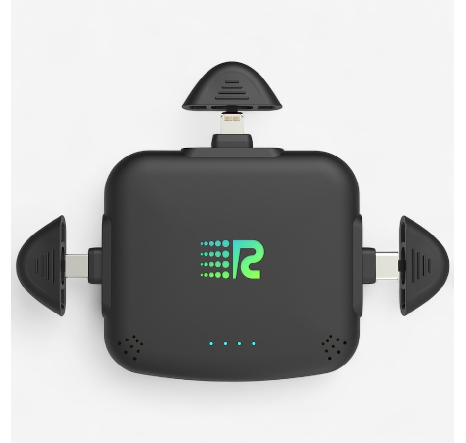 Image 117516_BLK.jpg, Product 117-516 / Price $239.99, Rush Charge Universe 3,300-mAh 3-in-1 Portable Backup Charger from Rush Charge on TSC.ca's Electronics department