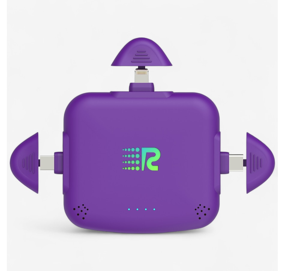 Image 117516_PUR.jpg, Product 117-516 / Price $239.99, Rush Charge Universe 3,300-mAh 3-in-1 Portable Backup Charger from Rush Charge on TSC.ca's Electronics department