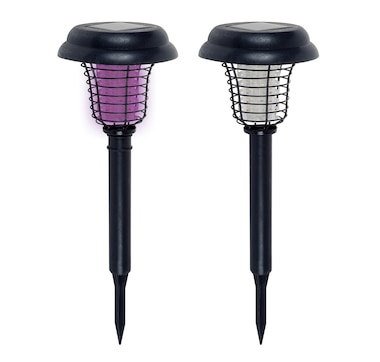 Fusion Moonrays Solar Bug Zapper Stake Light (2-Pack)