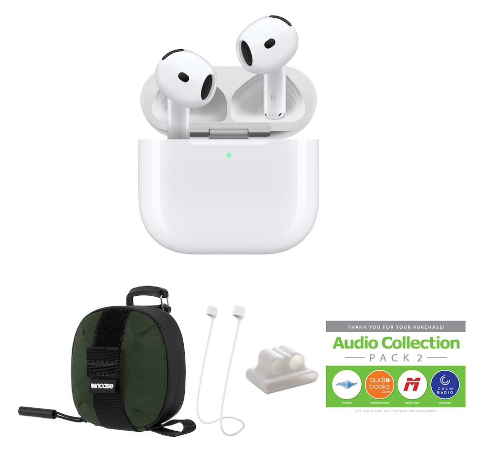 Image 733775_GRN.jpg, Product 733-775 / Price $399.99, Apple AirPods 4 with Active Noise Cancellation Bundle from Apple on TSC.ca's Electronics department