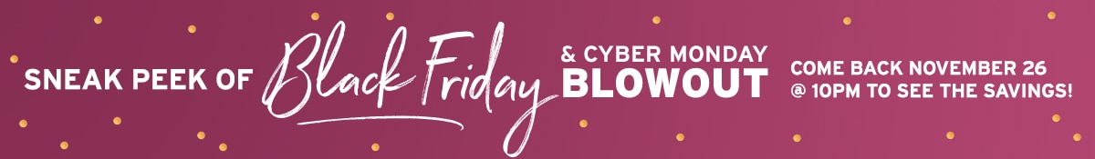 pre Black Friday 2020