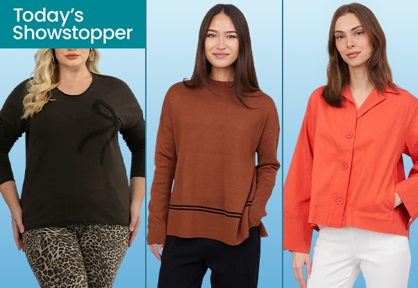Sweater Weather Sale Spectacular Choice of 8 Today's Showstopper Offers