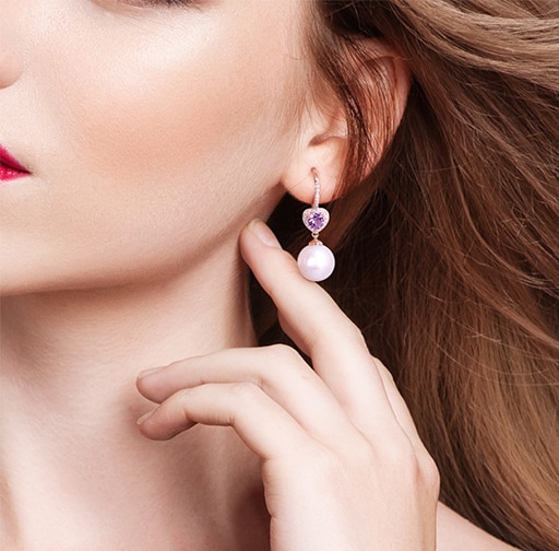 Amour Pearls - Feat Cat - EARRINGS